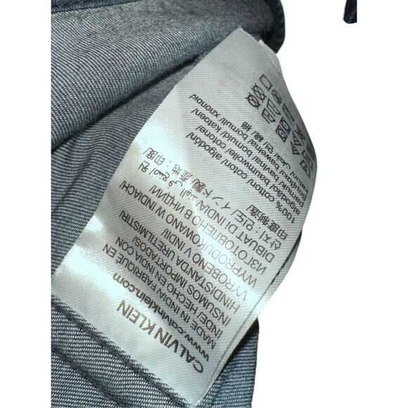 Nice Calvin Klein Jeans Men's Collection Long Sleeve Basic Denim Shirt, Worn Ind - Picture 4 of 8